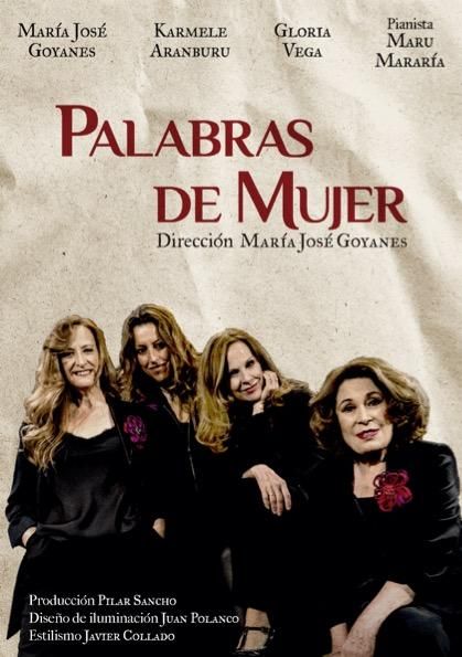 Cartel de Palabras de Mujer
