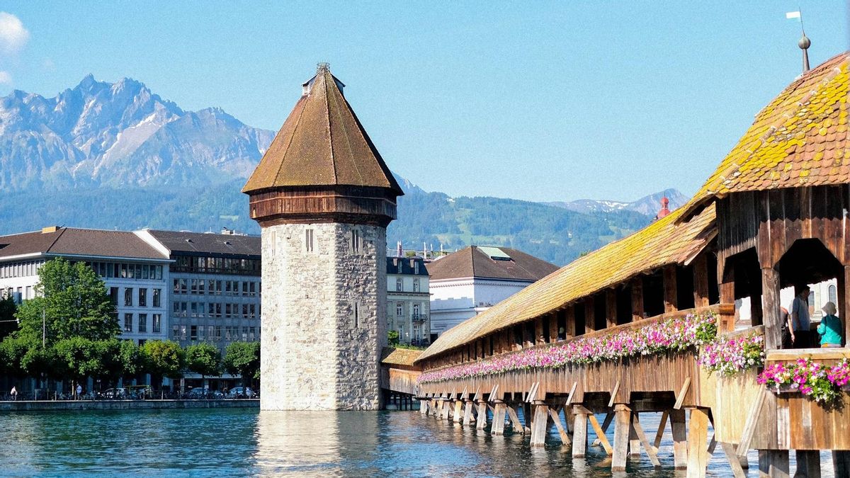 Kapellbrücke y Wasserturm, auténticos símbolos de Lucerna.