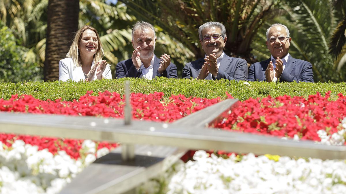Las imágenes de un día histórico para la política de izquierdas en Canarias