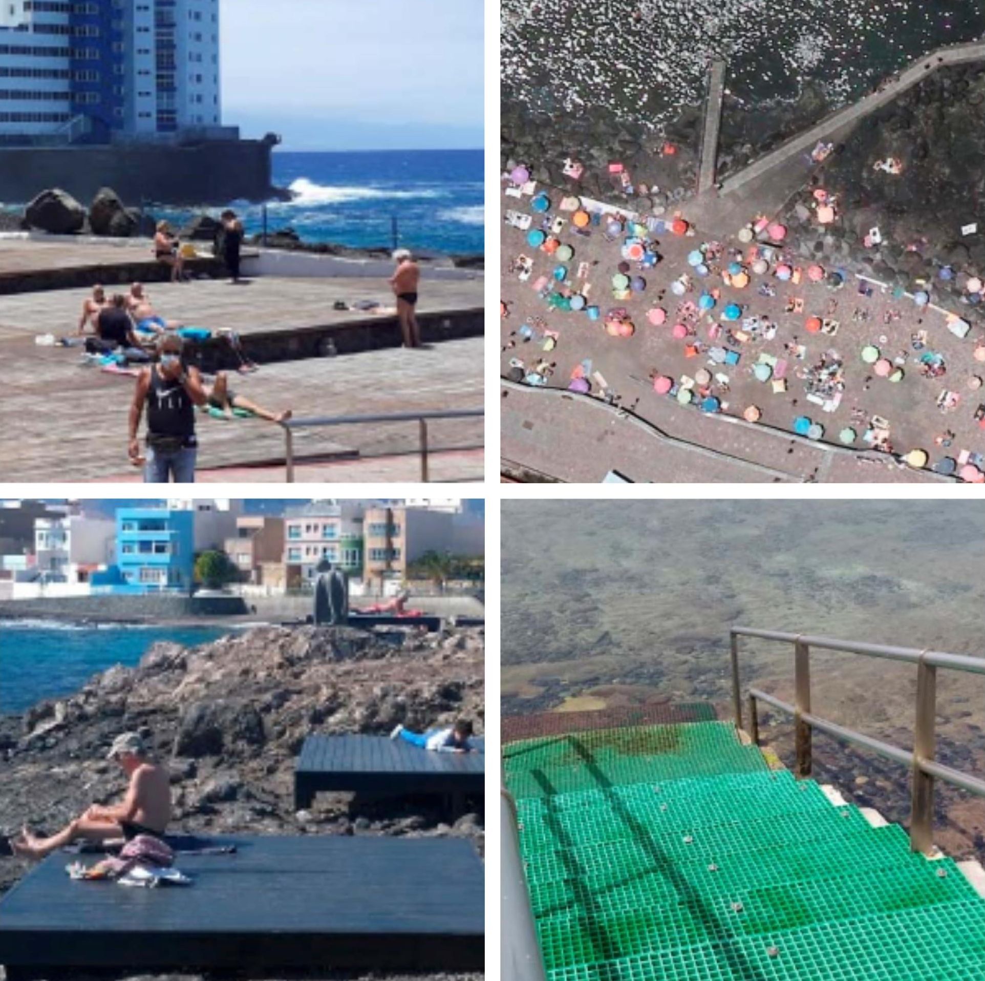 Diferentes intervenciones en charcos de Canarias.