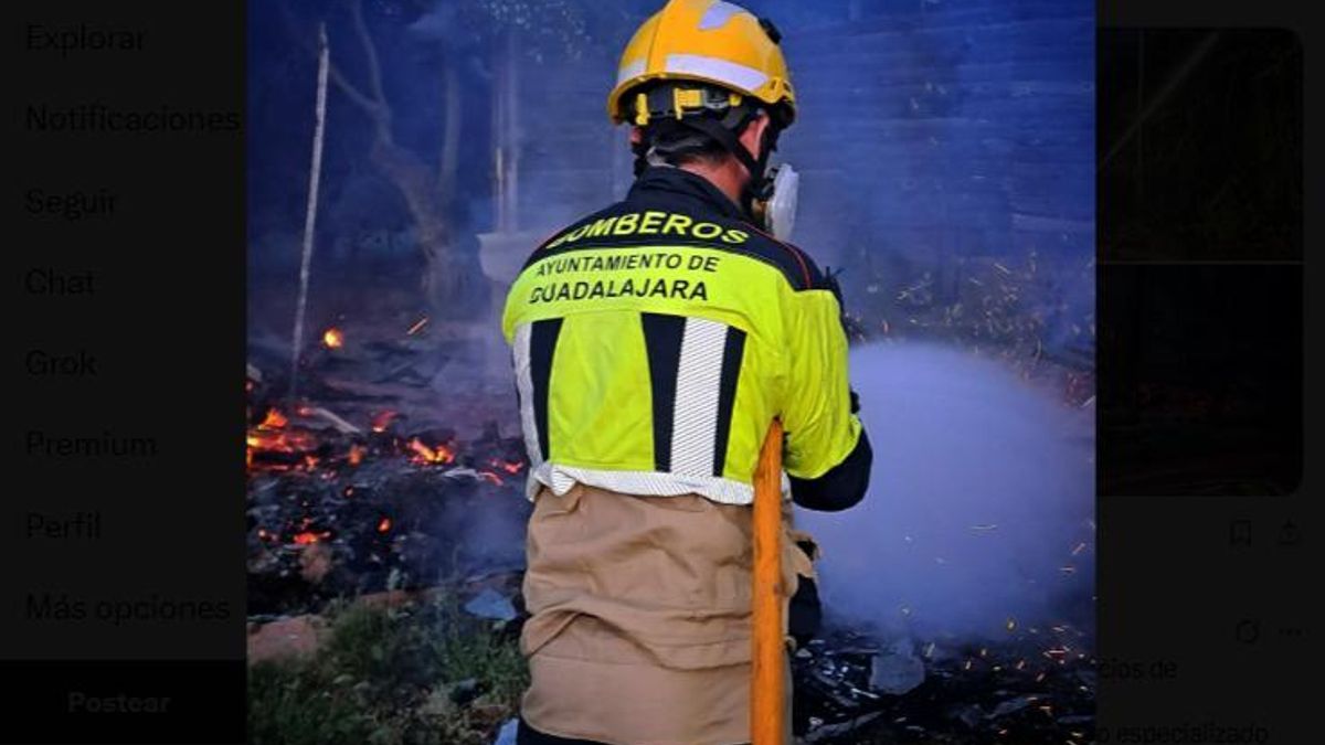 Se incendia una planta de reciclaje en el Polígono El Henares de Guadalajara
