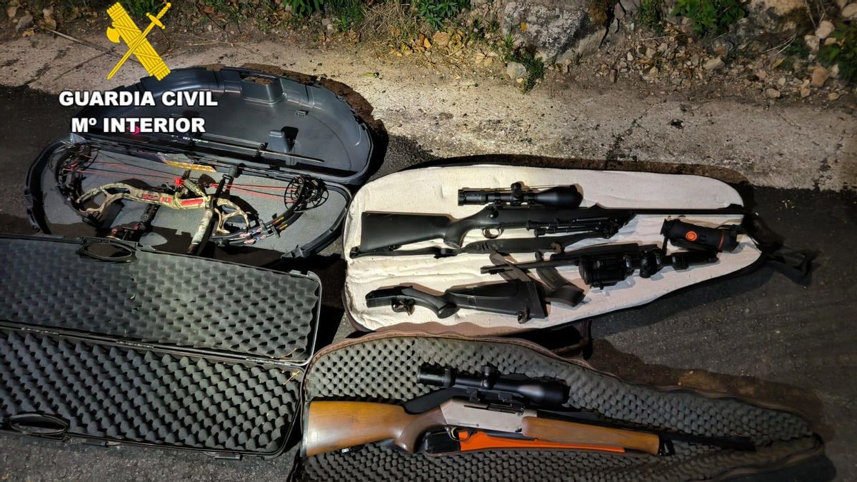 Ocho cazadores de León, Córdoba y Madrid investigados en Babia por caza ilegal o usando armas prohibidas