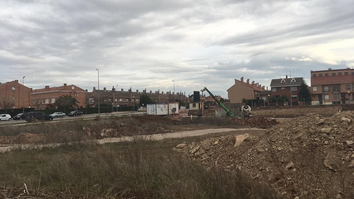 Viviendas en construcción en Logroño
