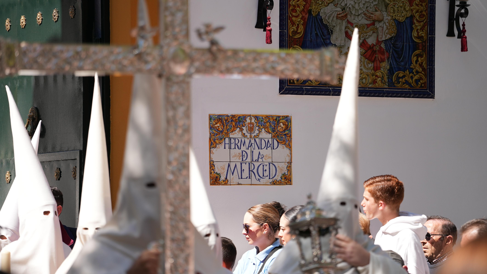 Salida procesional de la Hermandad de la Merced, en imágenes