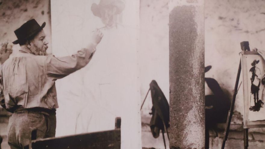 Fotografía de Sorolla en Lagartera