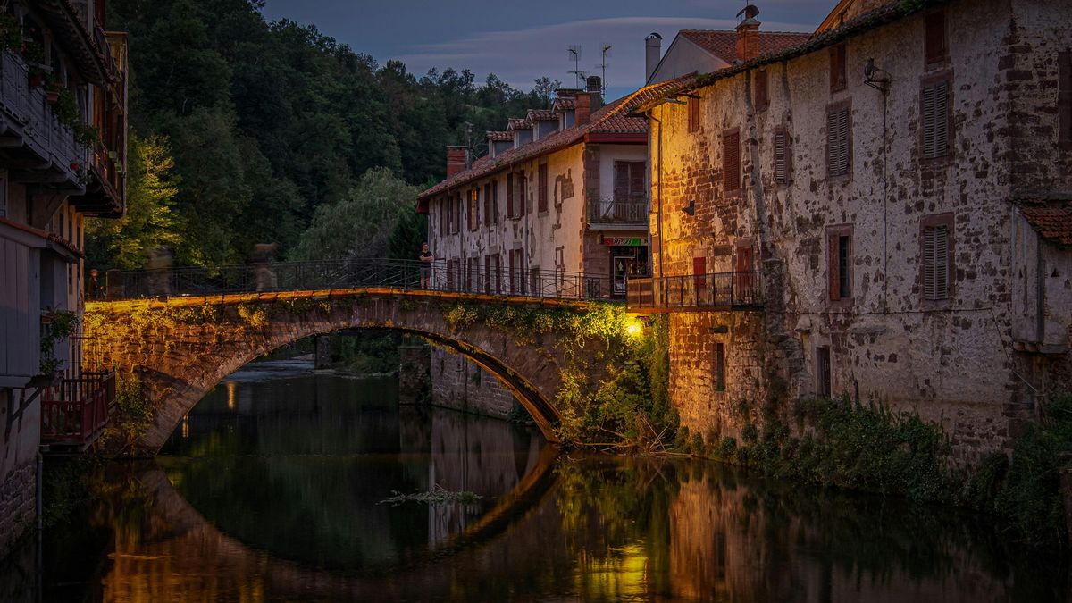 Saint-Jean-Pied-de-Port y su Puente Viejo.