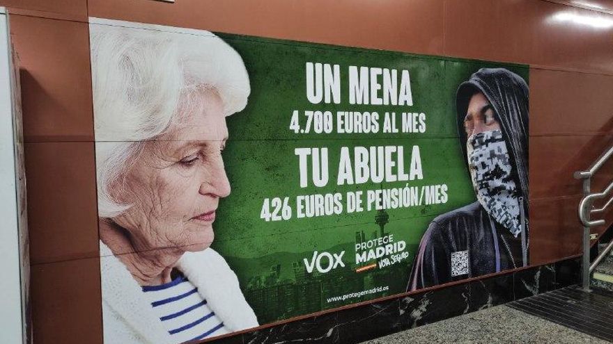 Campaña de Vox en la Puerta del Sol