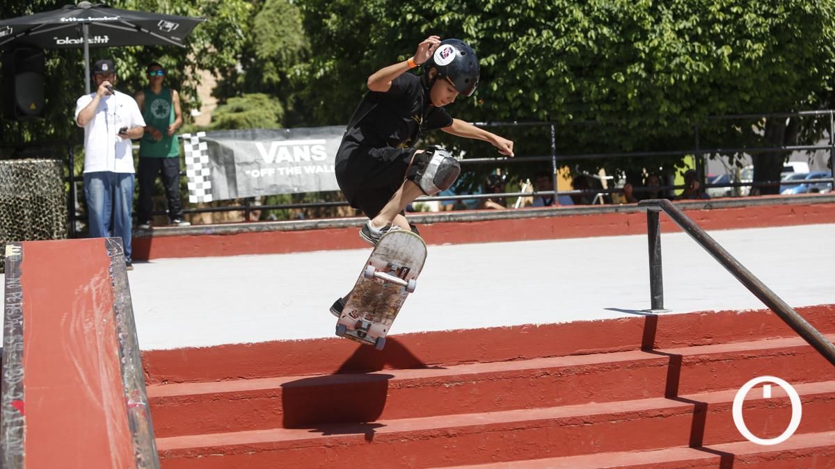 Prueba andaluza de skate en el skatepark de Cañero