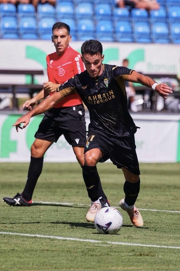 Diego Bri en el duelo ante el Almería