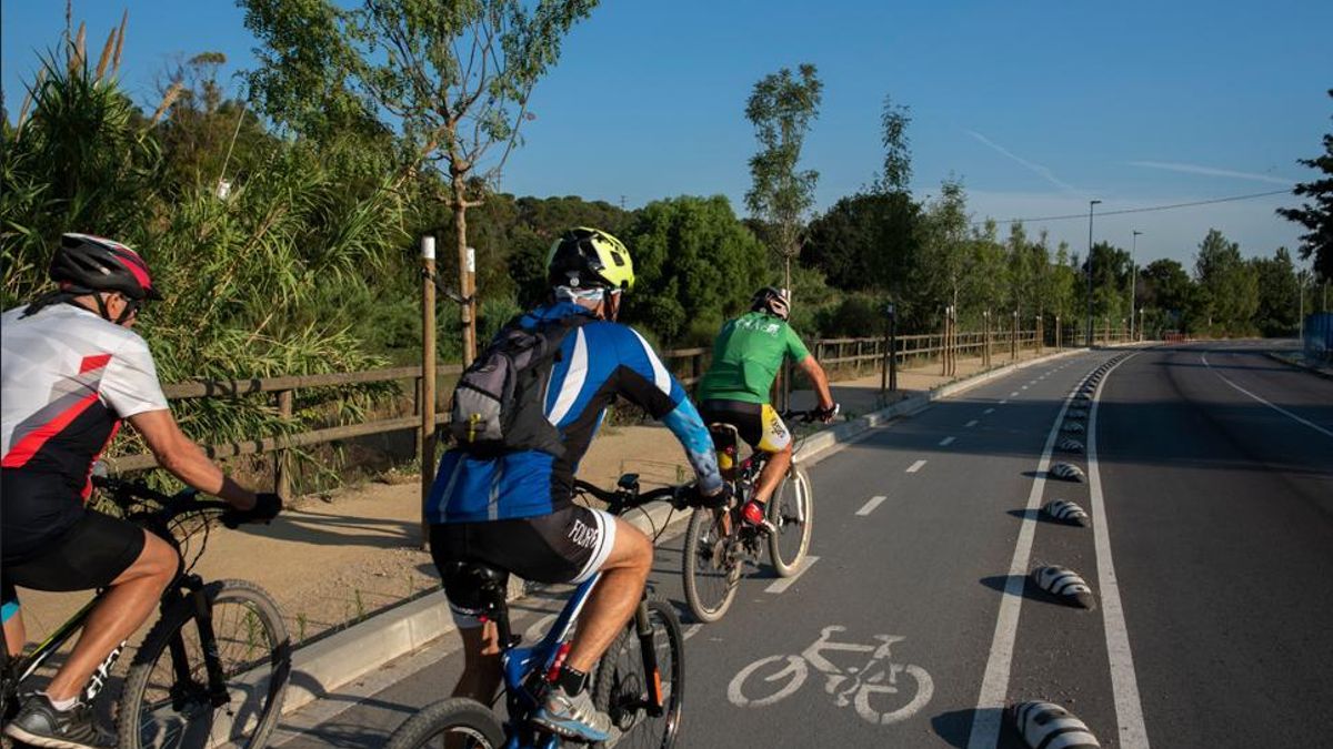 Carril bici del polígono Can Salvatella de Barberà del Vallés