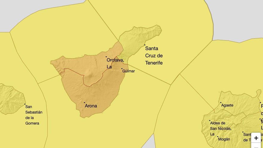 El Gobierno de Canarias declara la situación de alerta por vientos en Tenerife