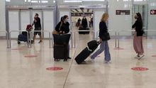 Zona de llegadas de la Terminal 4 del Aeropuerto de Madrid-Barajas Adolfo Suárez.