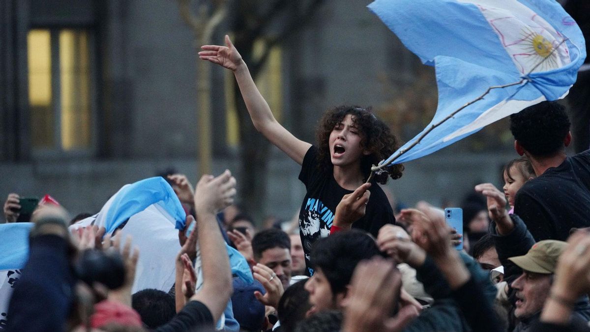 La misa ricotera en Plaza de mayo