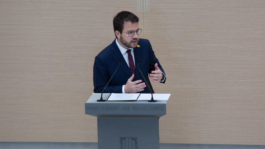 El candidato de ERC a la Presidencia de la Generalitat y vicepresidente del Govern en funciones, Pere Aragonès.