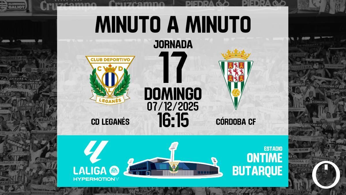 Sigue en directo el CD Leganés - Córdoba CF en 'Cordópolis'