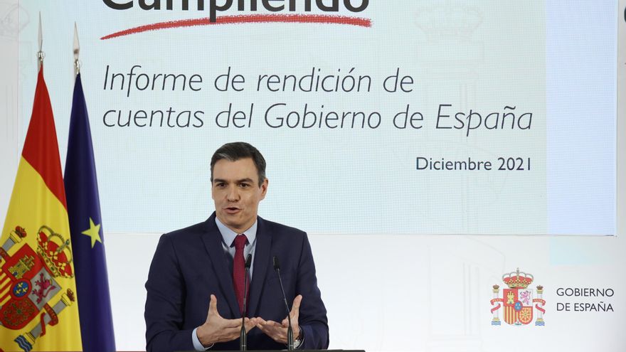 El presidente del Gobierno, Pedro Sánchez
