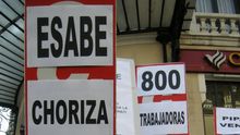 Trabajadoras exigen en Madrid que Esabe les pague las nóminas. (Foto: CCOO).