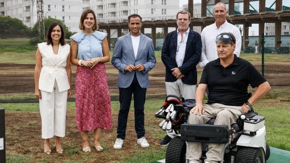 Golf adaptado para personas con movilidad reducida.