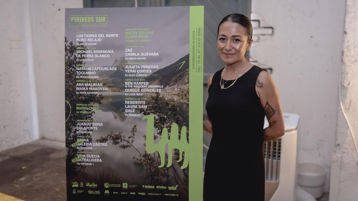 Amalia Ortiz en la presentación del Festival Pirineos Sur