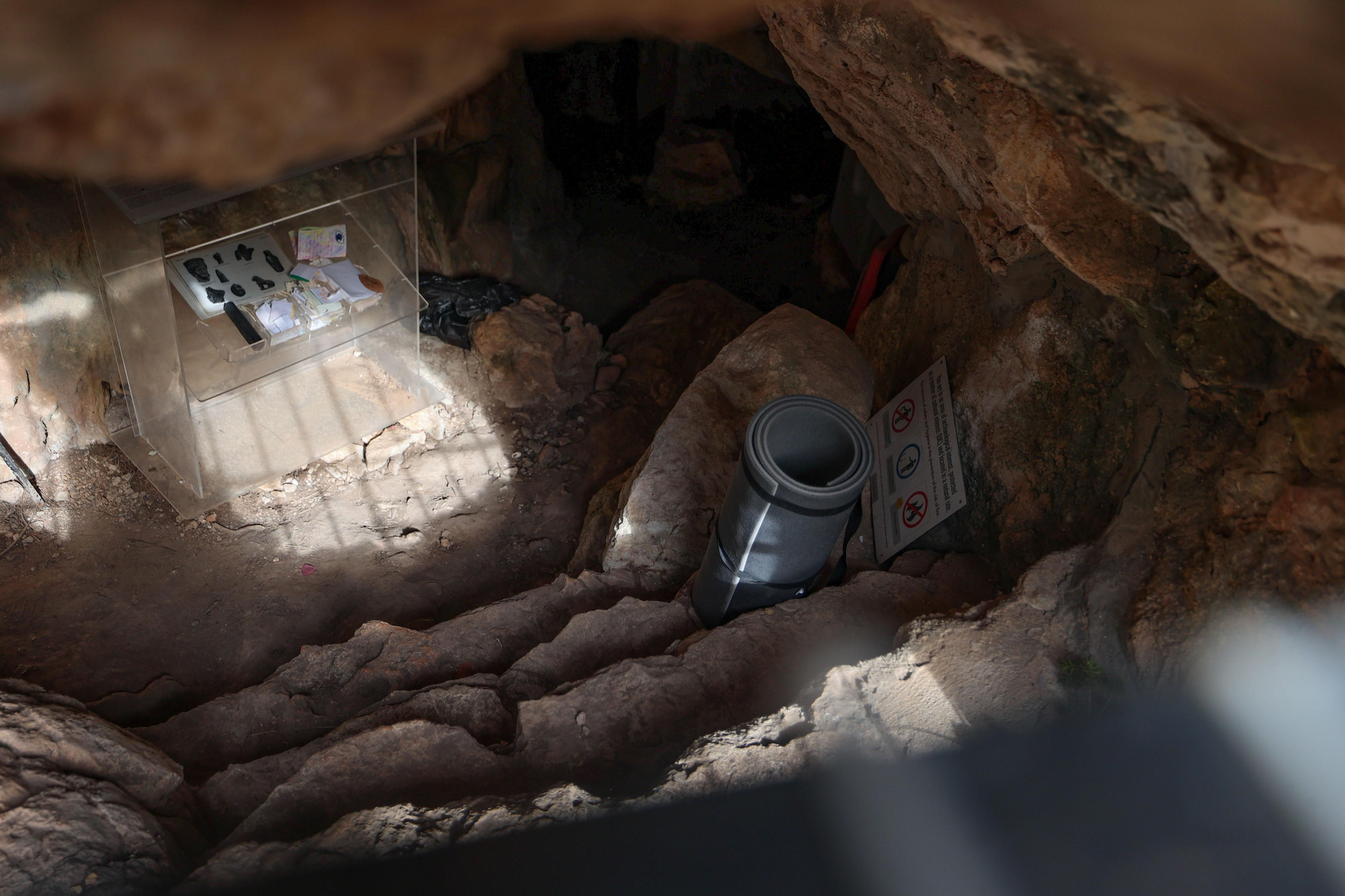 Interior de la cueva de Es Culleram