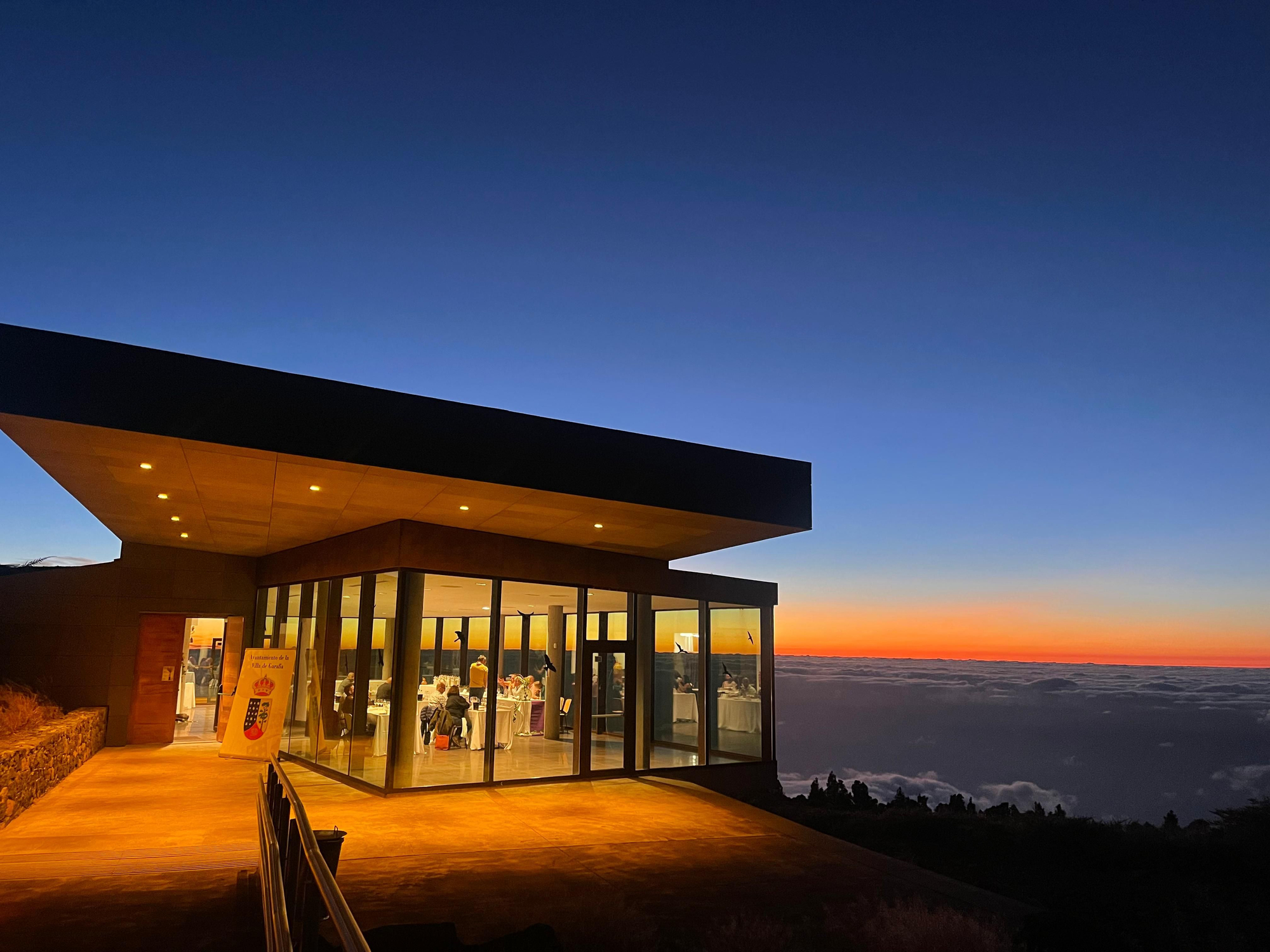 Celebración del Concurso Ecoluna en el Centro de Visitantes del Roque de Los Muchachos.