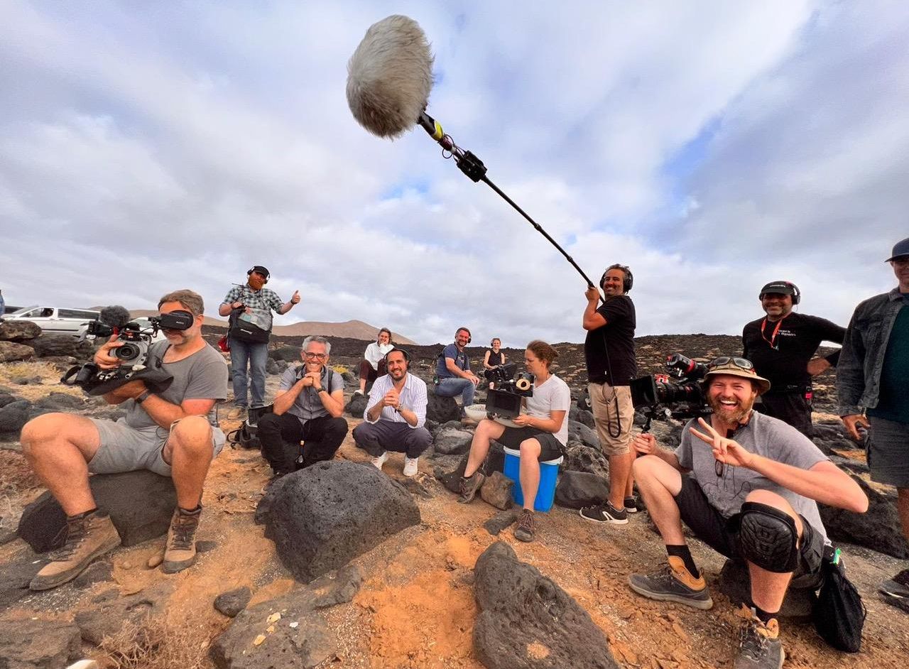 Equipo Discovery Channel en Lanzarote