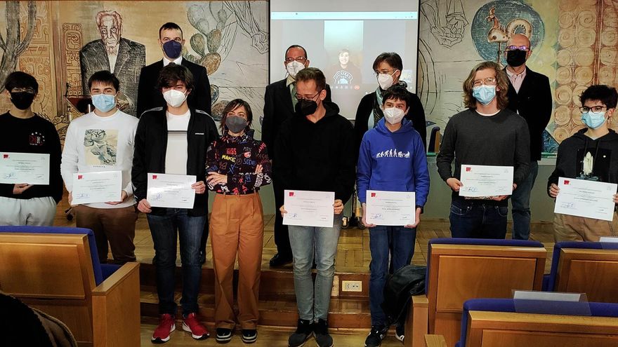 Ganadores de la Fase Local de la Olimpiada Matemática en 2022 en León.