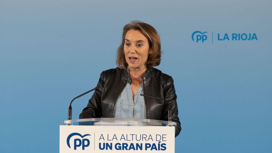 La secretaria general del PP, Cuca Gamarra.