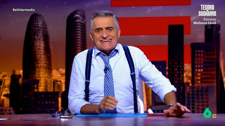 Wyoming ironiza con la subida de Vox en las encuestas: "Es como Drácula para el PP, le está succionando los votantes"