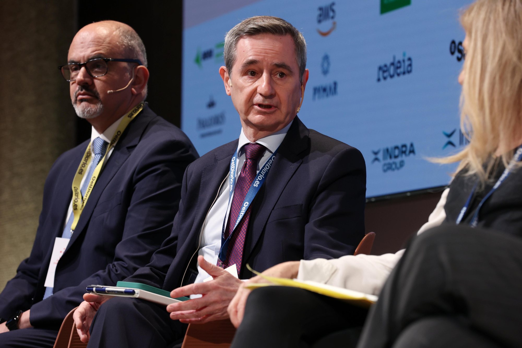 Ignacio Biosca Vancells, director de Datos y Mercado Aeronáutico en Aena, y Fabricio Favara,  CEO de Iryo