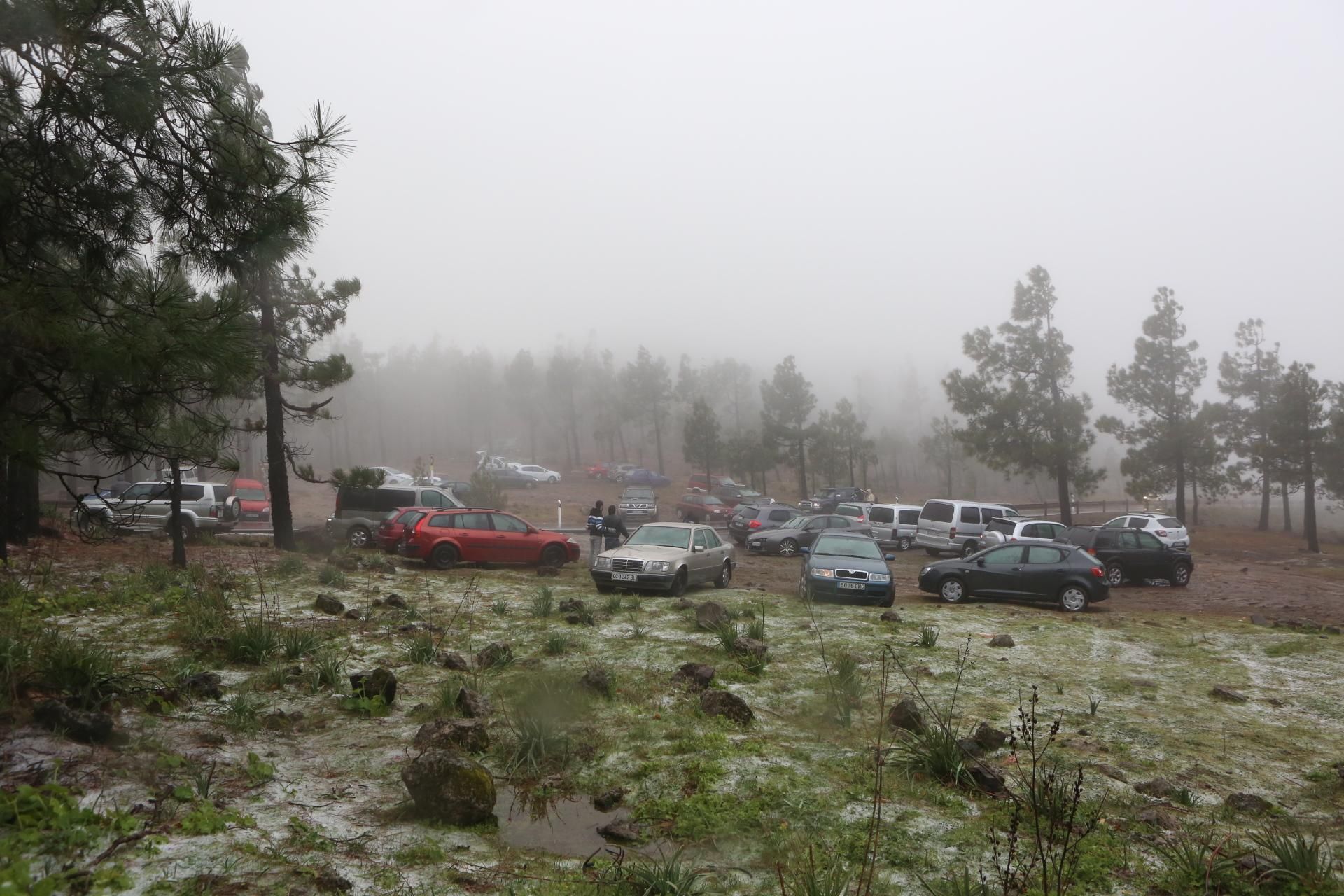 Nieva en la Cumbre de Gran Canaria