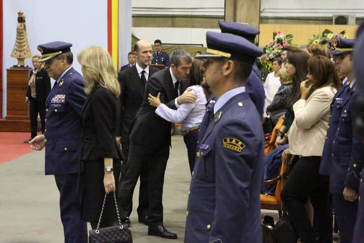 Funeral por los militares del SAR fallecidos en accidente de helicóptero. (ALEJANDRO RAMOS)