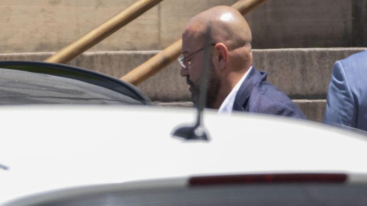 Spagnuolo, al llegar hoy a Comodoro Py.