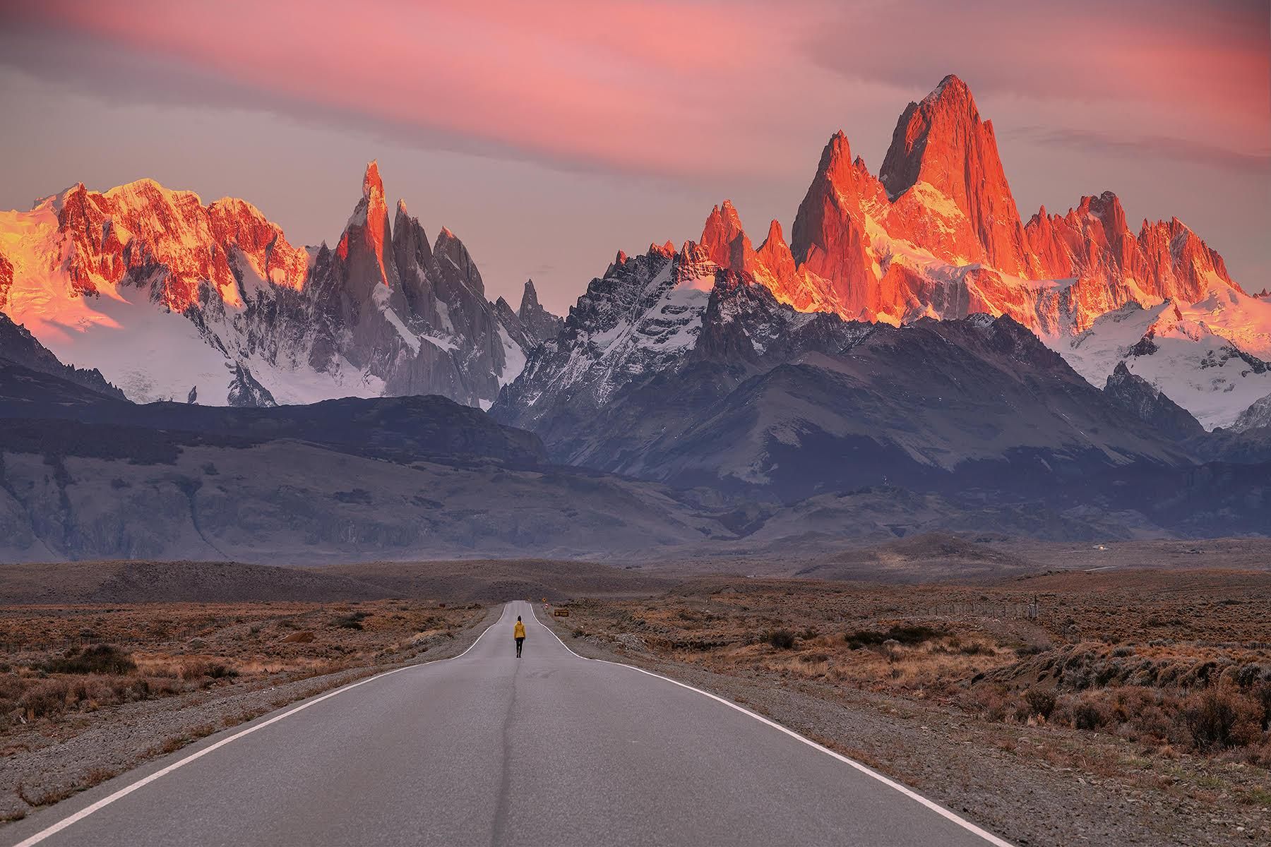 Monte Fittz Roy y Lomo Torres. SAÚL SANTOS