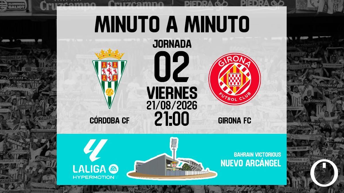 Sigue en directo el Córdoba CF - Girona FC en 'Cordópolis'