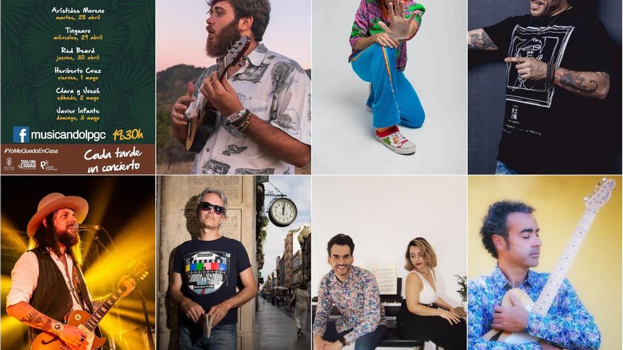 Cartel de la quinta semana de conciertos en directo de Musicando.
