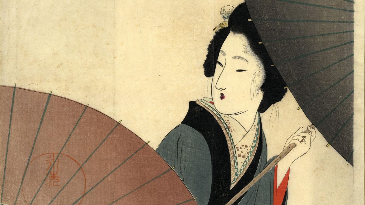 'Lluvia en el quinto mes', de Tomioka Eisen (1864-1905)