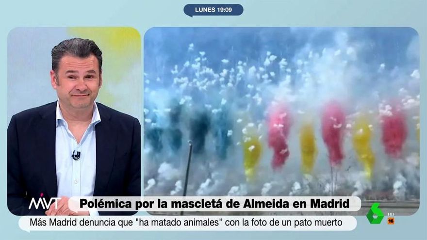 Iñaki López, irónico con Almeida por la mascletá de Madrid: "Era una vieja reivindicación"