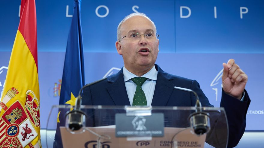 El portavoz del PP en el Congreso, Miguel Tellado