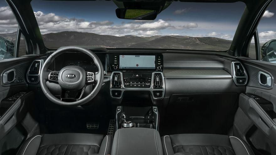 Habitáculo del Kia Sorento.