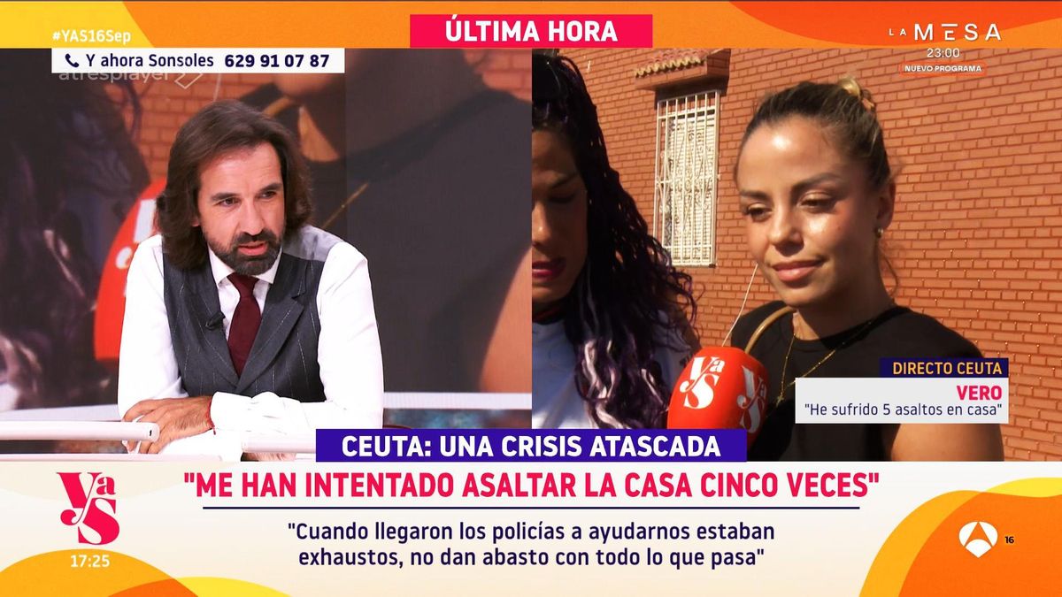 Miguel Lago enfada a una vecina de Ceuta en 'Y ahora Sonsoles': "¿Vives en un castillo de 'Juego de Tronos'?"