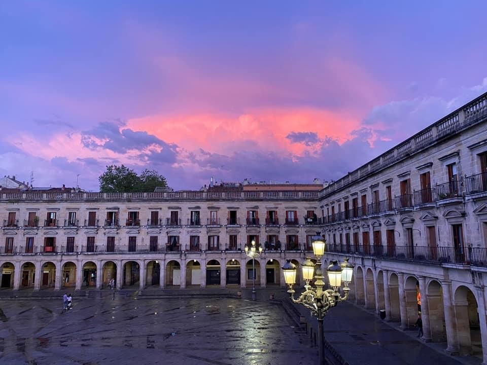 La plaza de España de Vitoria