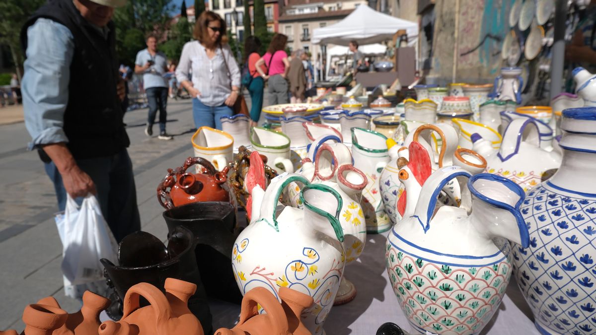 Uno de los puestos de la feria