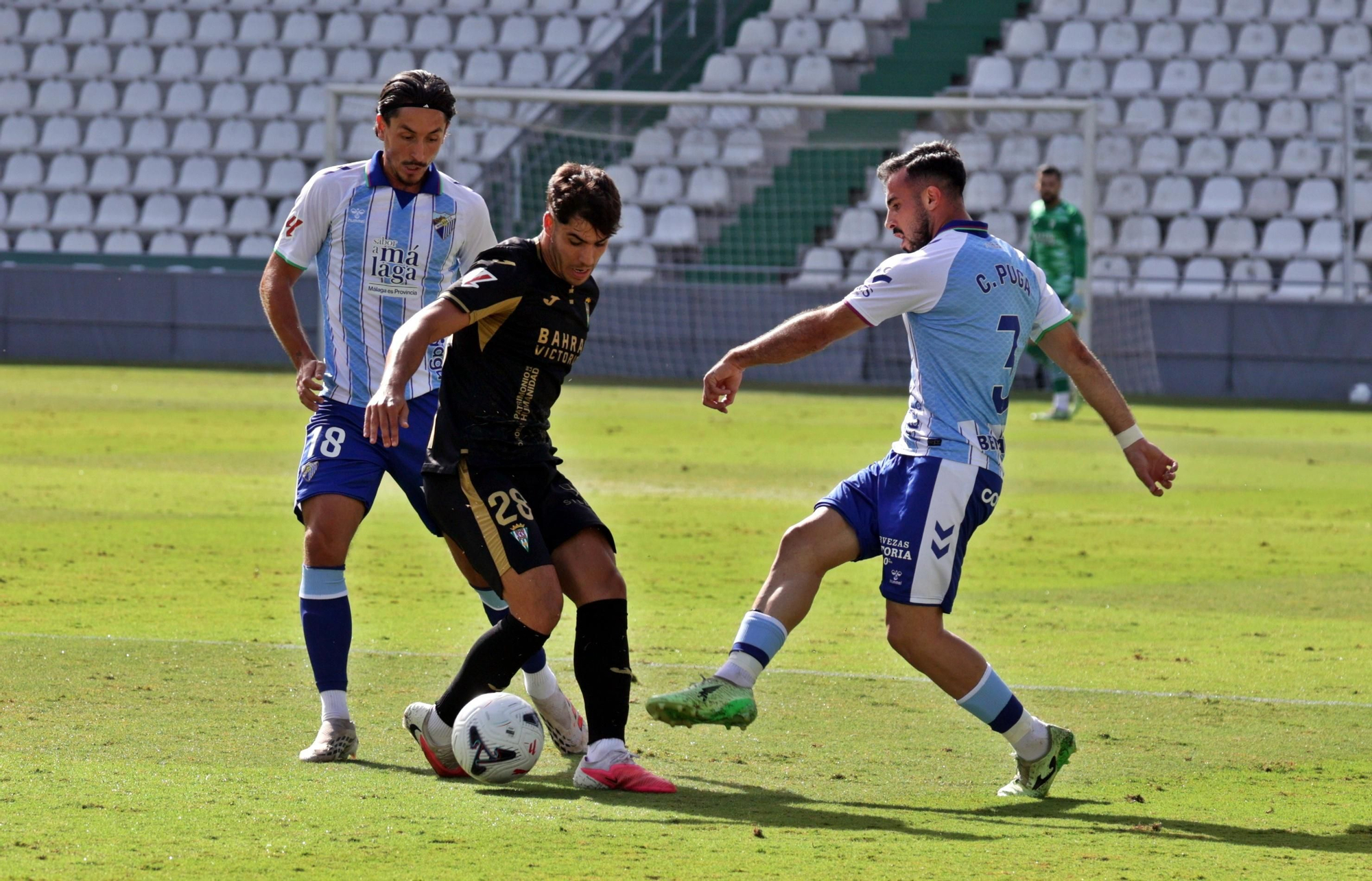 Entrenamiento conjunto entre Córdoba CF y Málaga CF