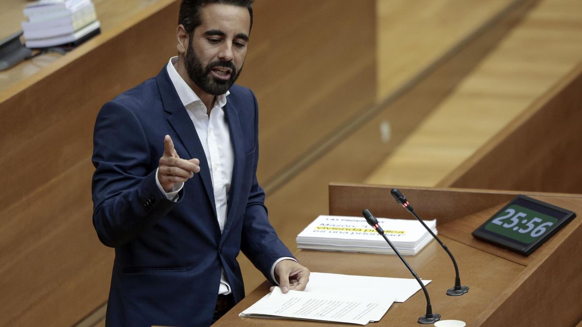 José Muñoz, portavoz del PSPV en las Corts.
