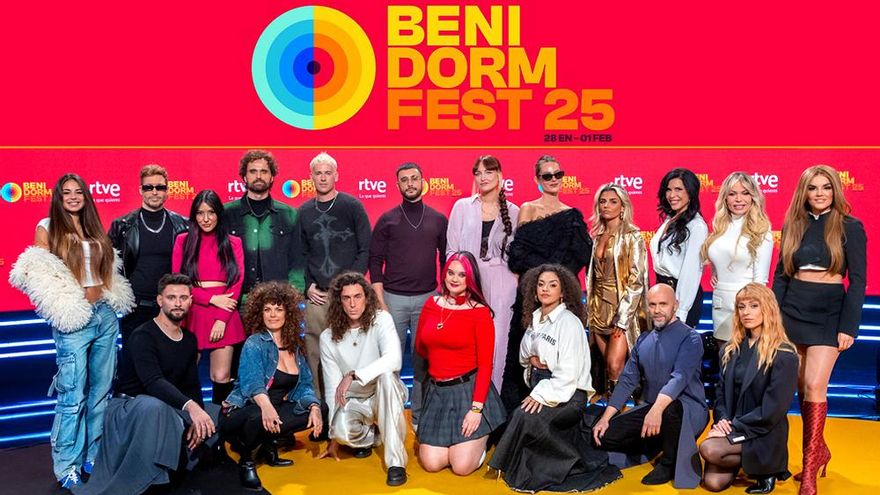 Benidorm Fest 2025: escucha las 16 canciones oficiales que ya ha lanzado RTVE