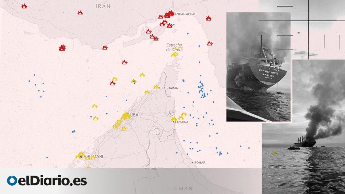 Los mapas de la escalada del conflicto en Irán y el estrangulamiento ...