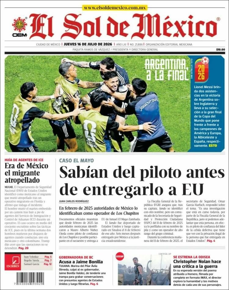 Hermosa mañana, ¿verdad? La Selección Argentina lo hizo otra vez: las tapas de los diarios se rinden ante la Scaloneta finalista
