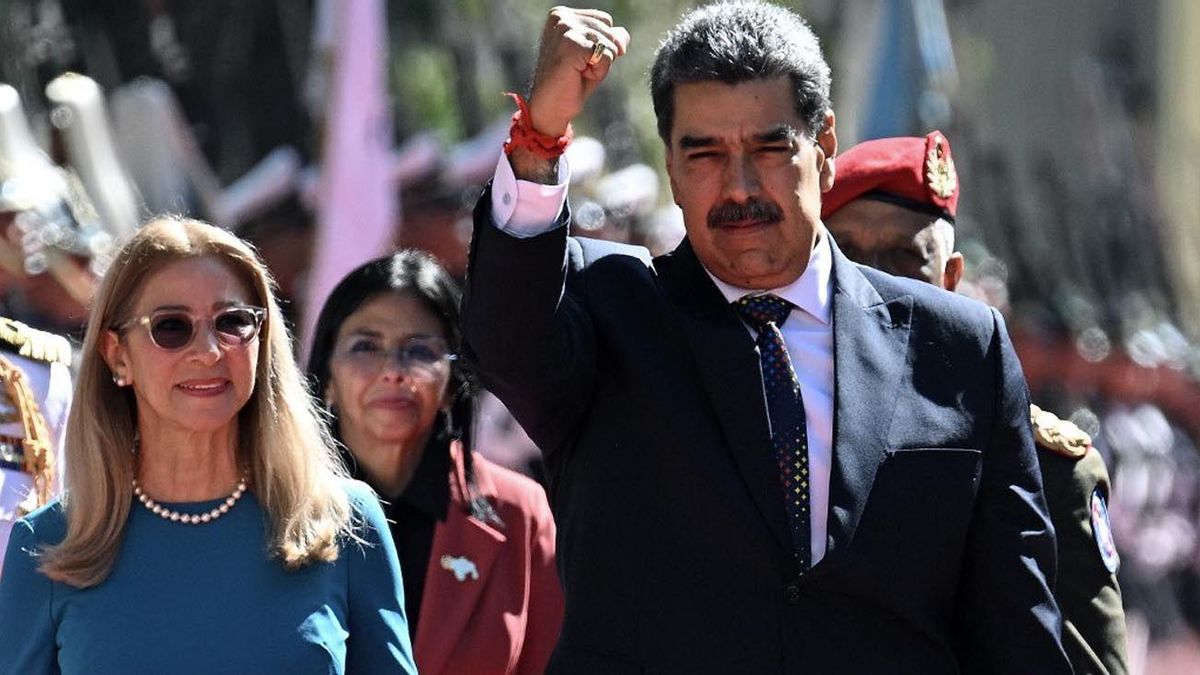 Nicolás Maduro y su esposa