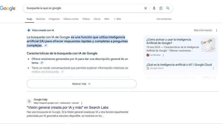 Cómo desactivar la vista creada por IA en los resultados de búsqueda de Google